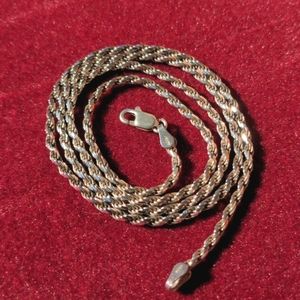 Sterling Silver 20-Inch Rope Chain